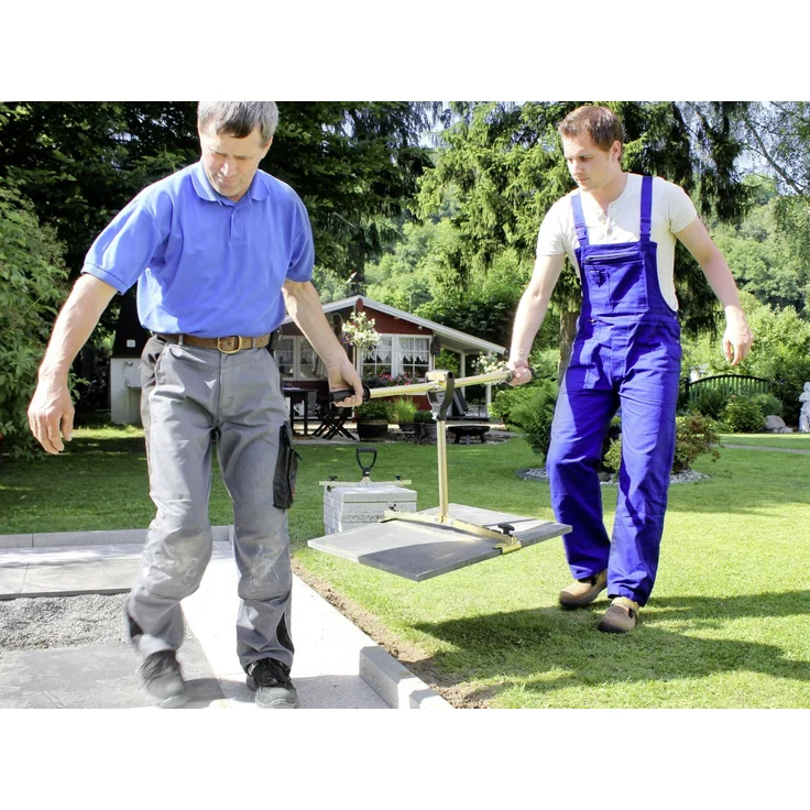 Langfit Tragarm für Plattenheber, bis 60 kg, für 2 Personen – Bild 2