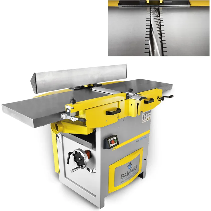 BAMATO Abricht- und Dickenhobelmaschine mit Spiralmesserwelle BHM-400PRO (400V)