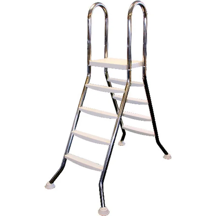 MTH Hochbeckenleiter Edelstahl 2-5-stufig für 1,35m Becken