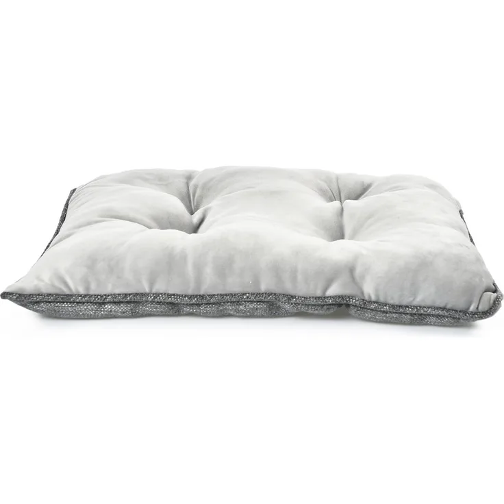 TrendLine Tierkissen Supersoft L, grau-dunkelgrau, 88 x 76 cm