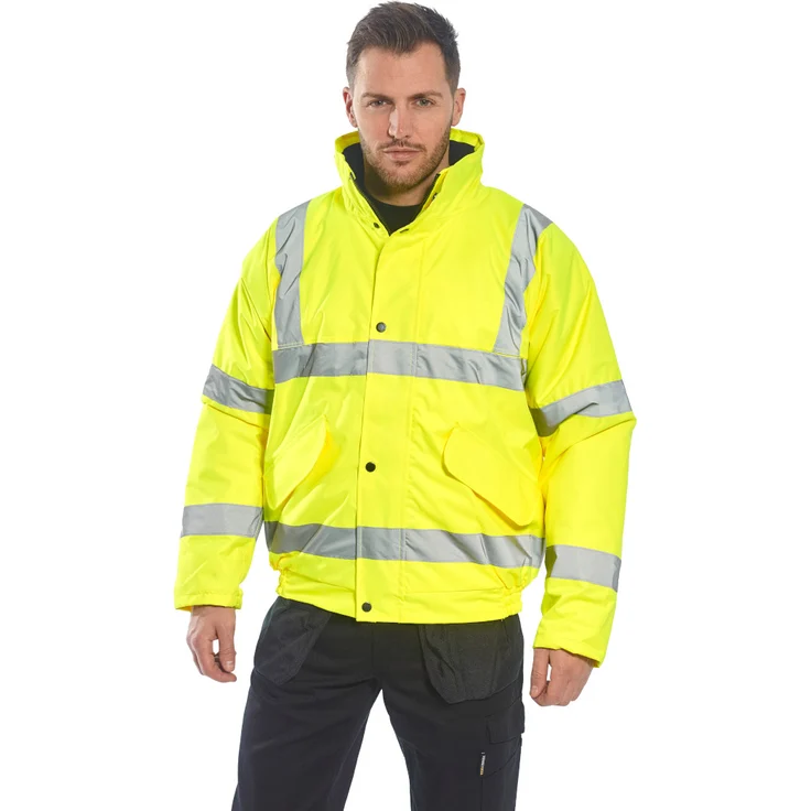 Portwest Warnschutz Pilotenjacke mit -40°C Kälteschutz Gelb 5XL – Bild 5