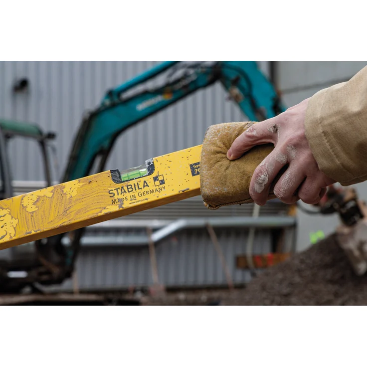 STABILA Wasserwaage Type 70, 50 cm, leichtes Alu-Profil, 1 Horizontal-Libelle, 1 Vertikal-Libelle, Made in Germany – Bild 10