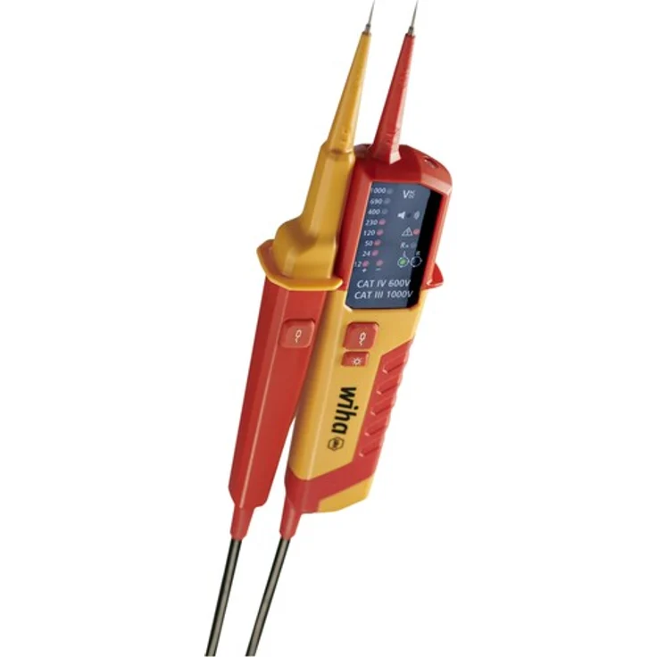 Wiha Spannungsprüfer - Durchgangsprüfer - 12 - 1000 V AC - CAT IV - 45216 – Bild 1