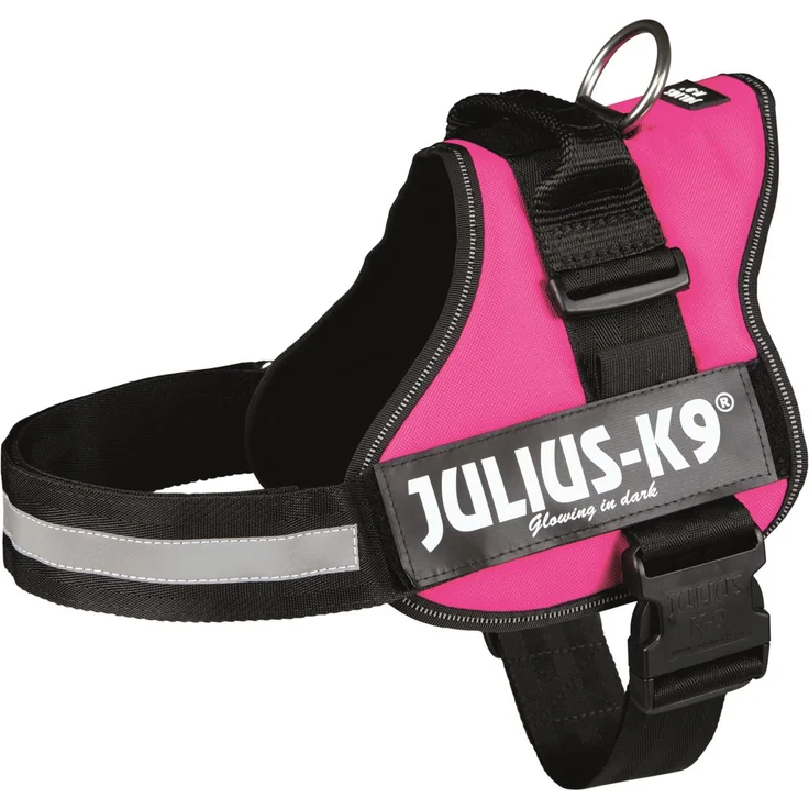Julius-K9® Powergeschirr Gr. 0 bis XXL fuchsia Gr. 2 (L-XL) – Bild 1