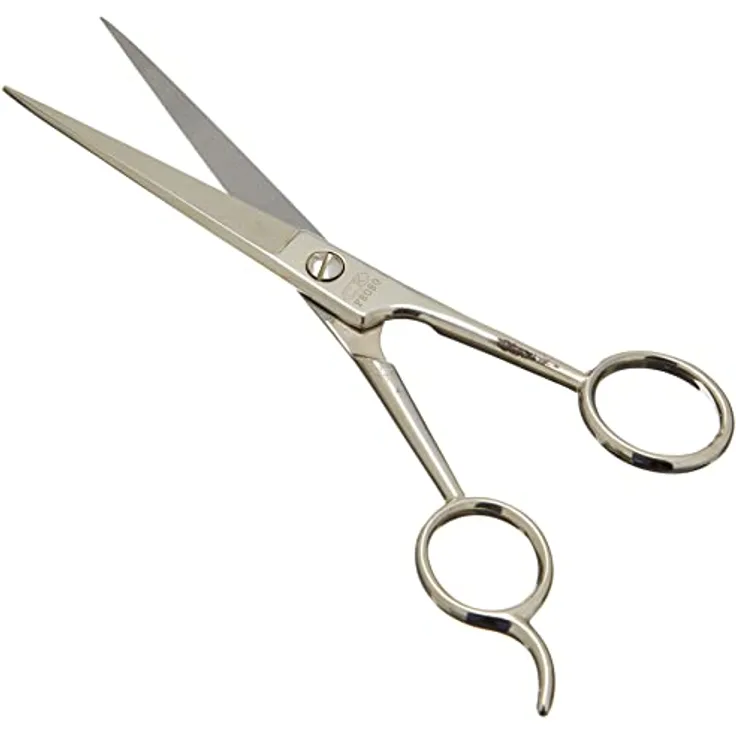 C.K Extrascharfe Haarschneideschere, spitz mit Kockade, 180mm Länge C8080