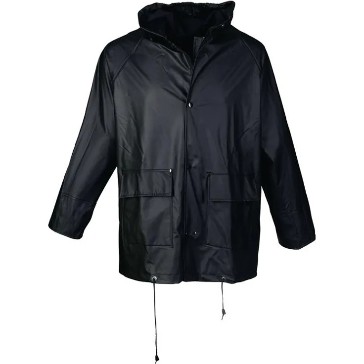 PU Regenschutz-Jacke Gr.S schwarz ASATEX
