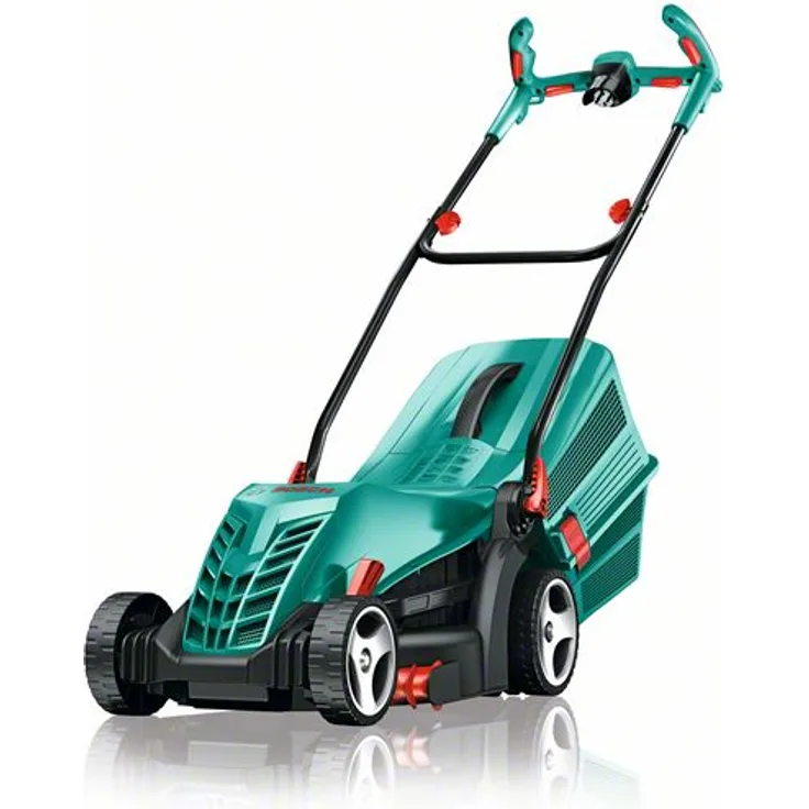 Bosch Rasenmäher ARM 34, Grasfangbox, Karton - 1300 W, Schnitthöhe 20-70 mm, Schnittbreite 34 cm, 11 kg - 0 600 8A6 101