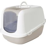 Nobby Katzentoilette NESTOR JUMBO 66,5 x 48,5 x 46,5 cm, mokka - weiß