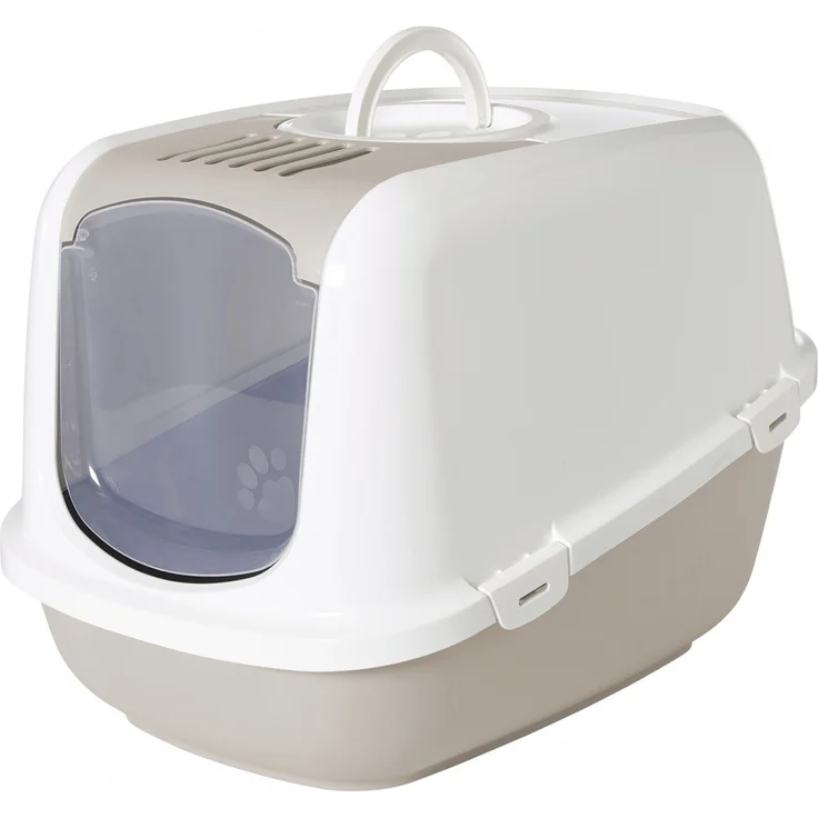 Nobby Katzentoilette NESTOR JUMBO 66,5 x 48,5 x 46,5 cm, mokka - weiß – Bild 1