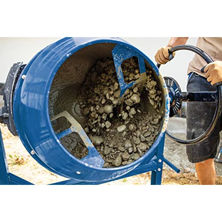 Scheppach MIX140 Betonmischer Netzbetrieb 550 Watt Trommelvolumen 140 Liter – Bild 4