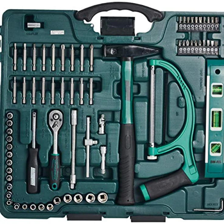 Brüder Mannesmann M29085 Premium Universal und Haushalts-Werkzeugkoffer, 89-tlg – Bild 3