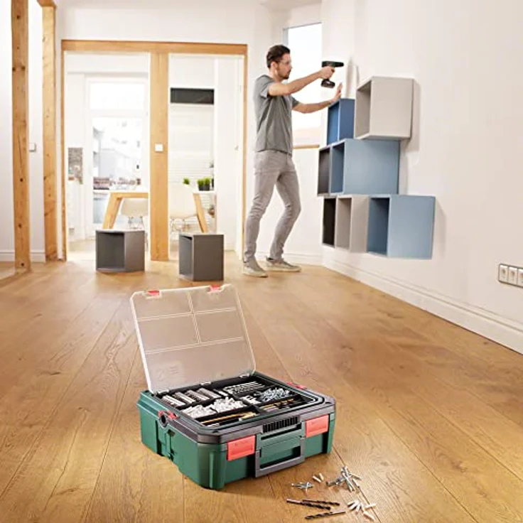 Bosch Akku Bohrschrauber PSR 1800 LI-2 18 V, 2x Akku + Systemkoffer – Bild 6