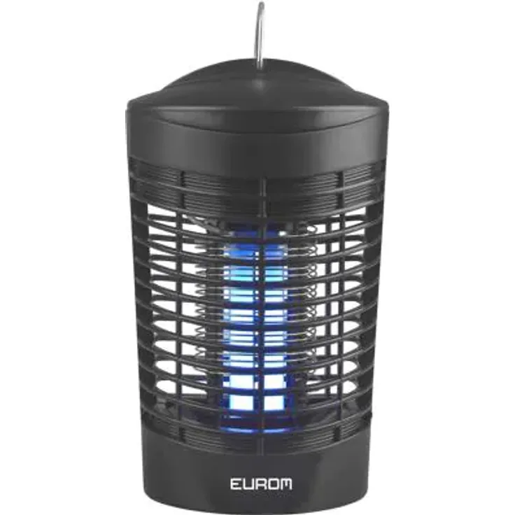 Eurom Fly Away 7-Oval Elektrischer Insektenvernichter, 7W UV-Lampe, 1000V, 50 – 75 m² (212181)