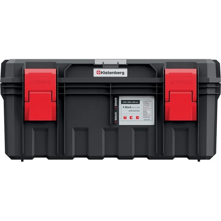 Kistenberg S Block Pro Werkzeugkiste Werkzeugkoffer  Maschinenkoffer Werkzeugbox Werkstattkasten Box Toolbox S Block Pro 550 x 280 x 264 mm – Bild 2