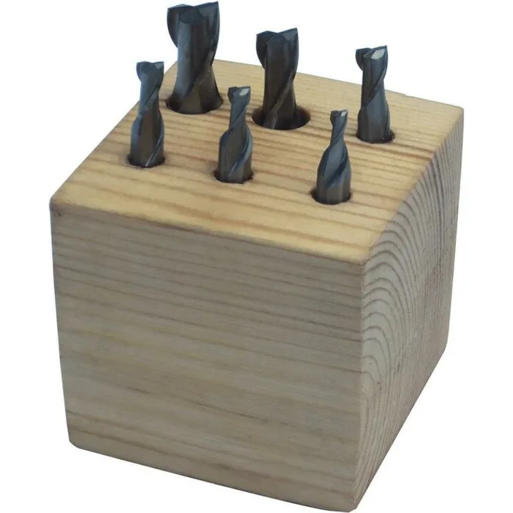 Holzmann Schaftfräser Set 2 Schneiden 6tlg/3-10mm FFS6