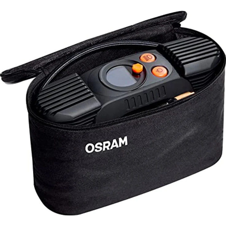Osram Auto OTI830 Kompressor 5.5 bar Automatische Abschaltung, Digitales Display, mit Arbeitslampe, mit Powerbank-Funktion – Bild 2