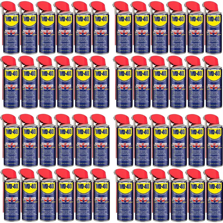 48x WD-40 WD40 Smart Straw Multifunktionsöl 48er Pack - Spray - Rostlöser 400ml