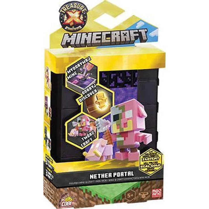 Minecraft Treasure X Portal Nether figure