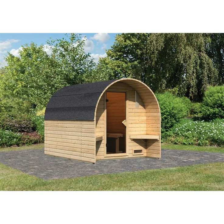 Karibu Fasshaus 2 Set naturbelassen - Preisvergleich