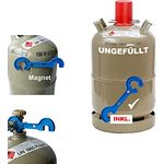 11 kg Gasflasche grau Propan ungefüllt  für Gasgrill, Heiz-Geräte, Abflammgeräte uvm.