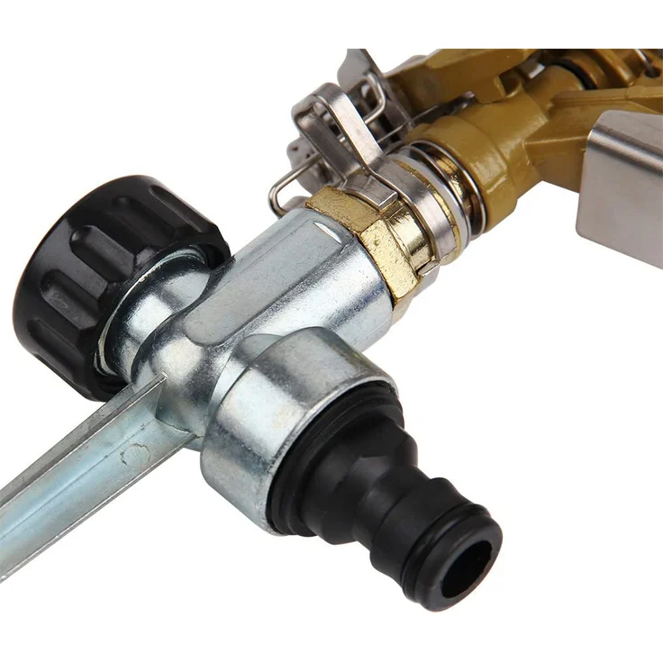 Deuba Sprinkler 2er Set Rasensprenger mit Erdspieß Bewässerungsweite 26m 360° Sprühaufsatz inkl. Kupplungsstecker Kreisregner – Bild 4