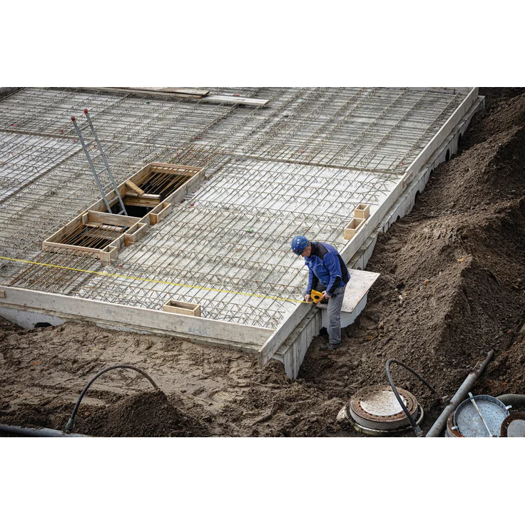 STABILA Rahmenbandmaß LBM 1000 STEEL, 50 m, Stahl-Messband mit metrischer Skala und NYLON-WRAP-Ummantelung, Universalhaken, bruchsicherer Rahmen, MID-Genauigkeit – Bild 6