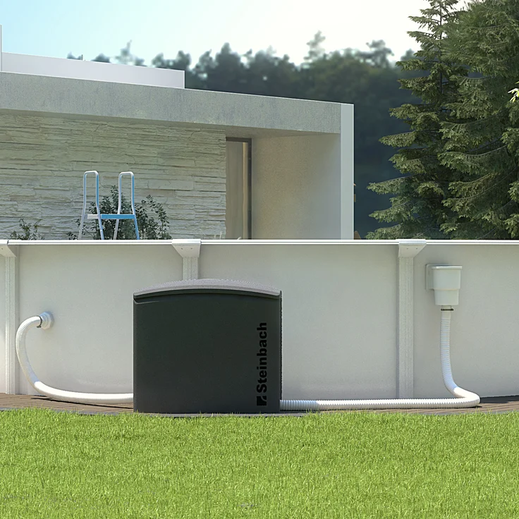 Steinbach Swimming Pool Technikbox, thermo- und geräuschisolierende Pumpenaufbewahrung – Bild 5