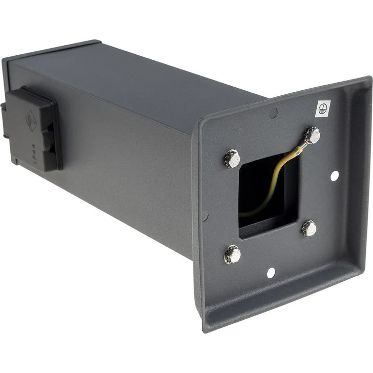 ChiliTec Steckdosensäule 2-fach, IP44, Anthrazit250V / 16A, 13x13x27cm – Bild 6