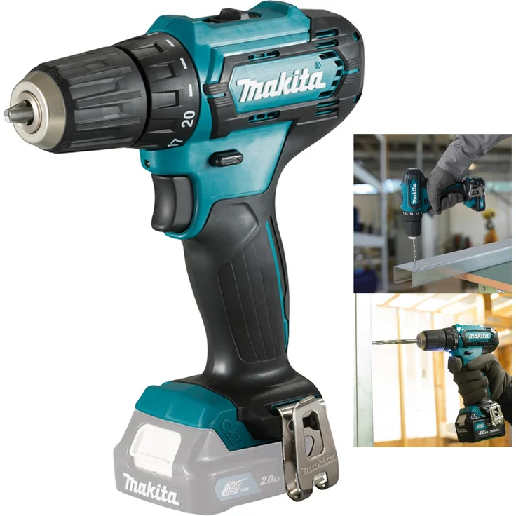 Makita 12V Akku-Bohrschrauber DF333DZ ohne Akku ohne Ladegerät (DF333DZ) – Bild 3