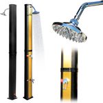 CCLIFE Solardusche 35L Solar Gartendusche Pooldusche Regendusche Außendusche Pooldusche Garten Brause warmes Wasser - Champagner-Gold - 1Acan - Preisvergleich