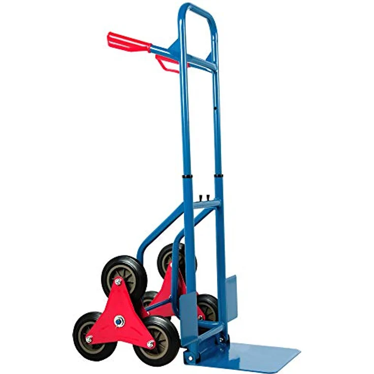 Deuba Treppenkarre klappbar bis 200kg Hartgummireifen Haltegriffe Sackkarre Transportkarre Stapelkarre Wagen - Preisvergleich – Bild 1