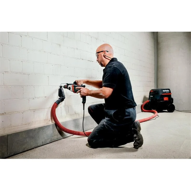 Metabo Schlagbohrmaschine SBEV 1000-2 (1010 Watt, Schnellspannbohrfutter 13 Millimeter, Tiefenanschlag, Zusatzhandgriff, Sicherheitskupplung, Koffer) 600783500 – Bild 7