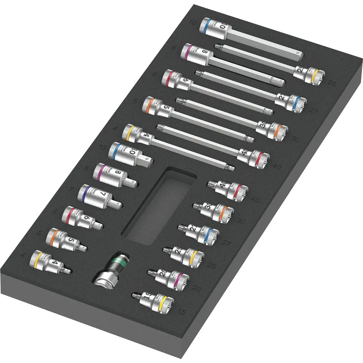 Wera Werkzeugmodul Bitnuss-Set 9723 22-tlg.