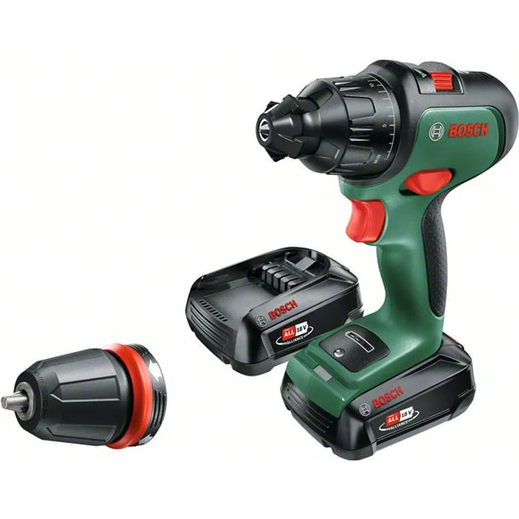 Bosch Advanced Impact 18 06039B5109 Power for All 18V Akku-Schlagbohrschrauber 2 x 2,5 Ah mit Akku mit Ladegerät mit Tragekoffer – Bild 3