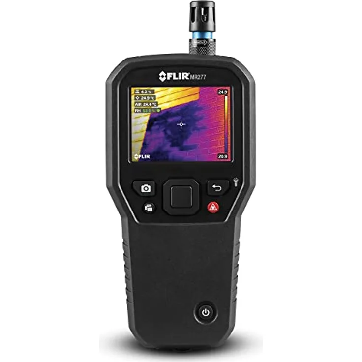 FLIR MR277 Materialfeuchtemessgerät integrierte Wärmebildkamera, Temperaturmessung, Berührungslose IR-Messung MR277