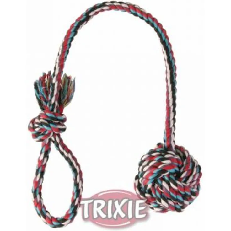 Trixie Denta Fun Spielball am Seil ø 7 cm 50 cm