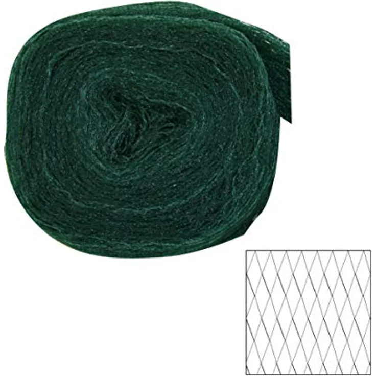 Xclou Vogelschutznetz 2x5m Masche 2x2cm Teichnetz Laubschutznetz Schutznetz Netz 10qm