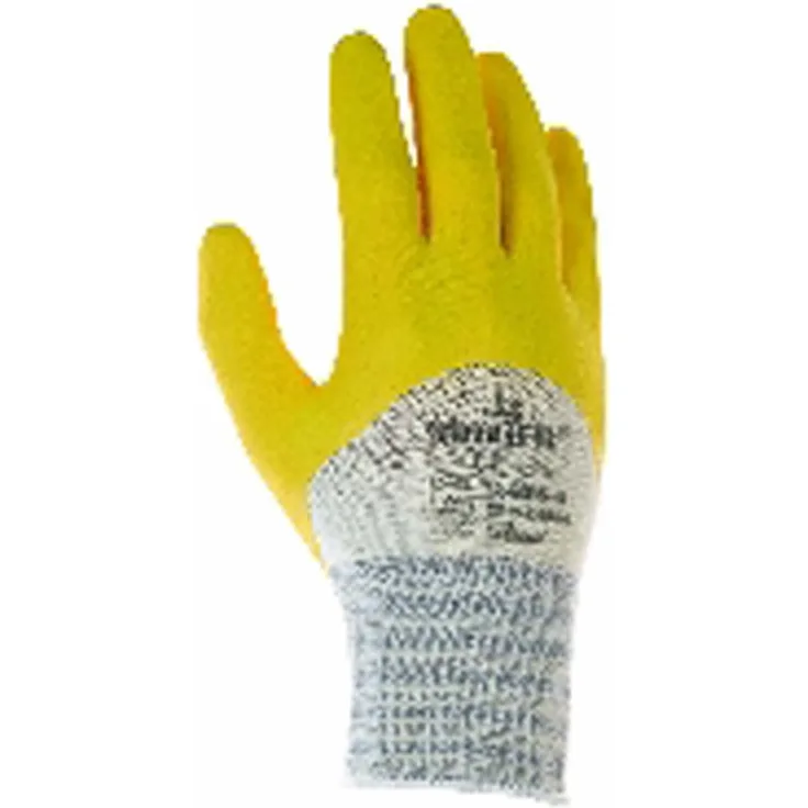 ALLEGRA Nitrilhandschuh mit Strickbund (gelb) Kat 2 Gr.10