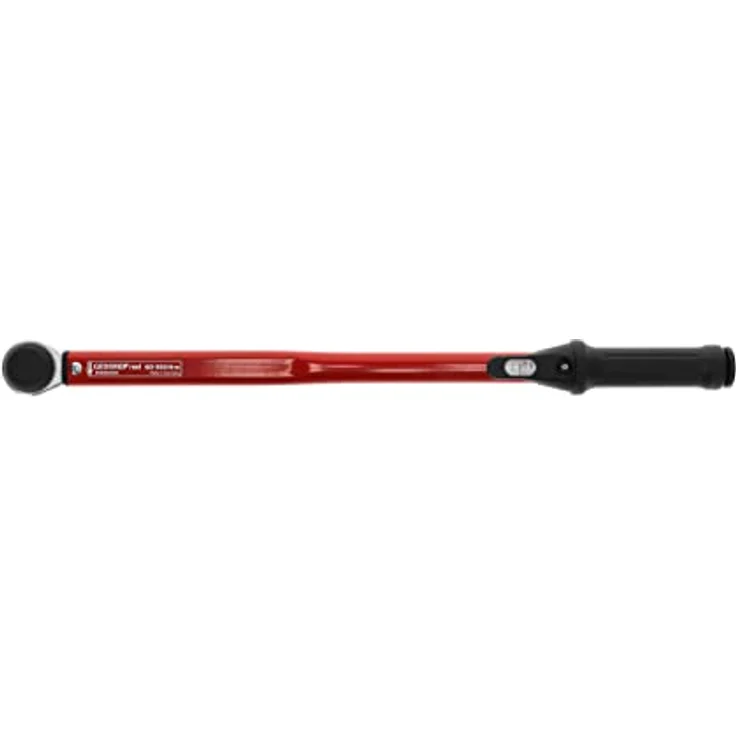 GEDORE red Drehmomentschlüssel für Links- und Rechtsgewinde, 1-2 Zoll, 60-300 Nm, Stahlrohr, Rot-Schwarz – Bild 5