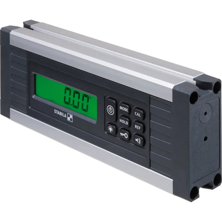 STABILA Elektronischer Neigungsmesser TECH 500 DP, 17,5 cm, 1 Digital-Display, Messbereich: 0° – 360° (4 x 90°), Anzeige-Modi: °, %, mm/m, in/ft, Schutzklasse IP 65, Tasche