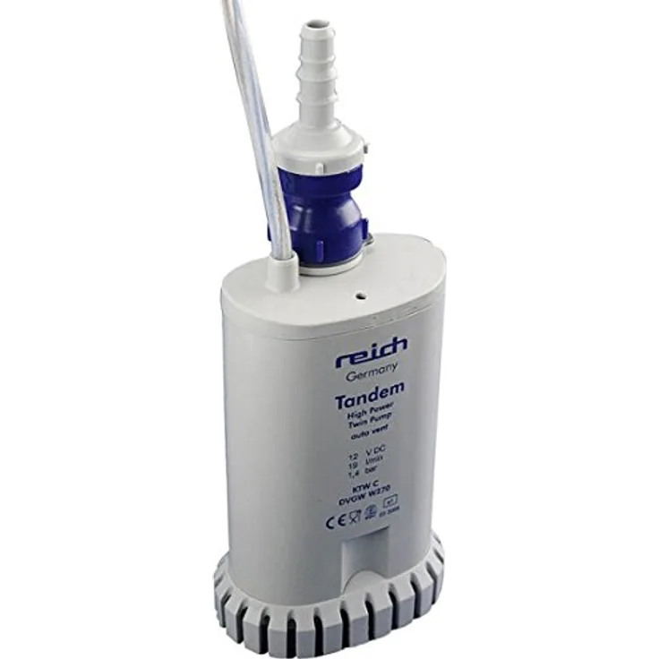 Reich Tauchpumpe TWIN mit Rückschlagventil u. aut. Entlüftung Tauchpumpe