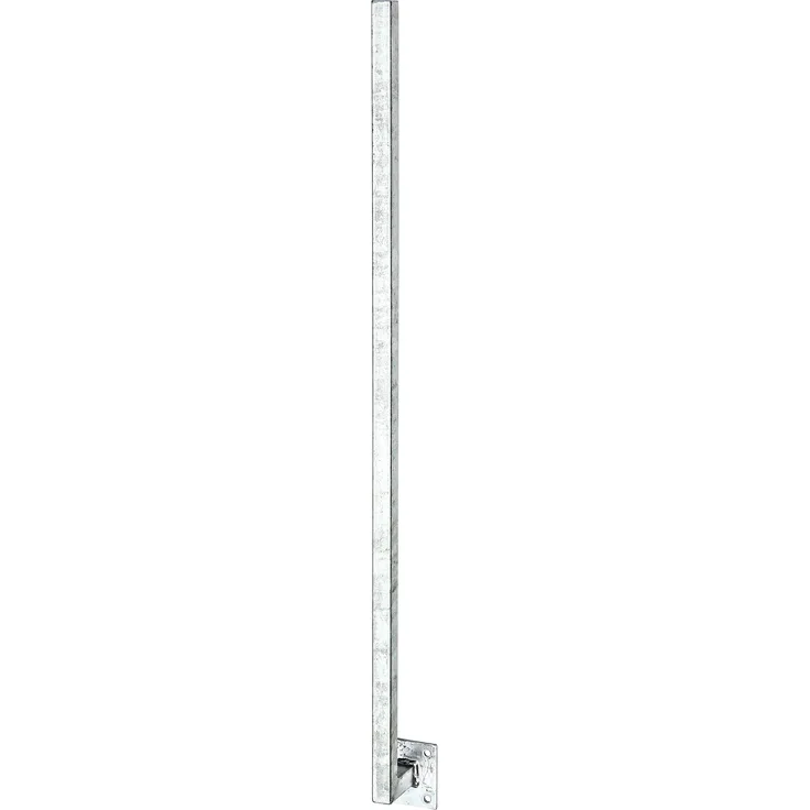 Alberts Universalpfosten | mit 70 mm Abstand gegen Platte geschweißt | zum Aufschrauben | Länge 1150 mm | Pfosten 30 x 30 mm 
(700232)