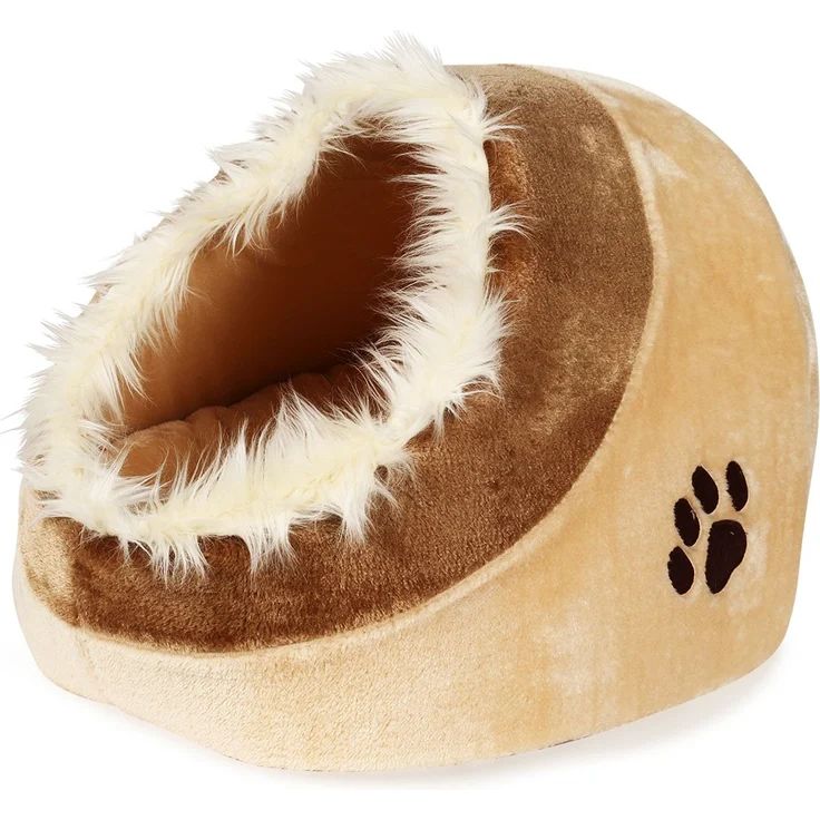 Trixie Kuschelhöhle Minou beige/braun 41x35x26cm