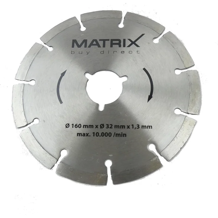 MATRIX Doppel Diamantklinge für Tischkreissäge Kreissäge TST 1500-160 Duo Power – Bild 1