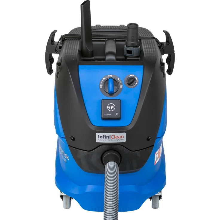 Nilfisk 107412103 Naß- Trockensauger Attix 33-2L IC, automatisches Filterabreinigungssystem, (1400 W, 230 V), blau Beutel 30 Liter – Bild 2