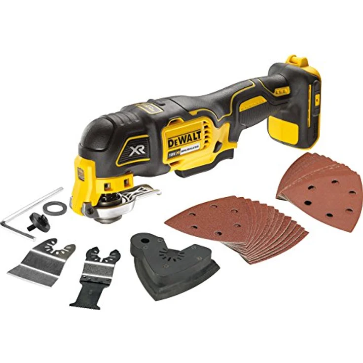 DeWalt DCS 355 N Akku-Oszillierer 18 V Brushless + 29 tlg. Zubehör Set - ohne Akku, ohne Ladegerät – Bild 1