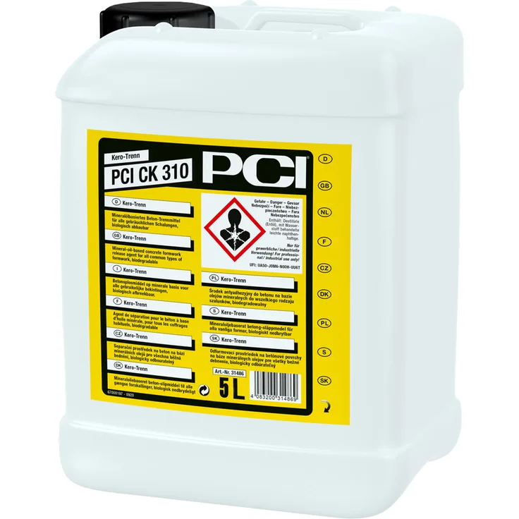 PCI CK 310 Kero-Trenn Schalungsöl Mineralölbasiertes Schalungs- Beton- Trennmittel 5 l
