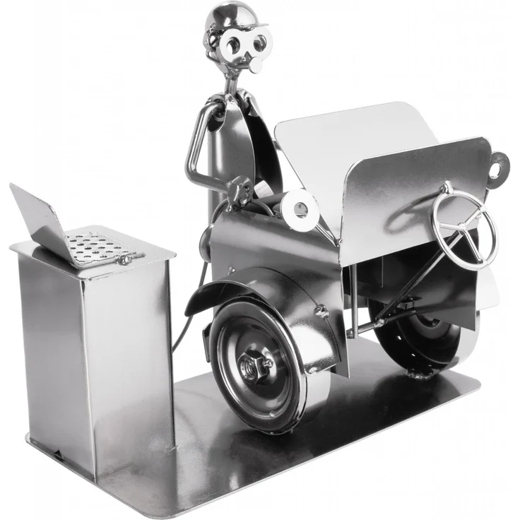 BRUBAKER Schraubenmännchen Automechaniker - Metallfigur Handarbeit - Geschenkidee