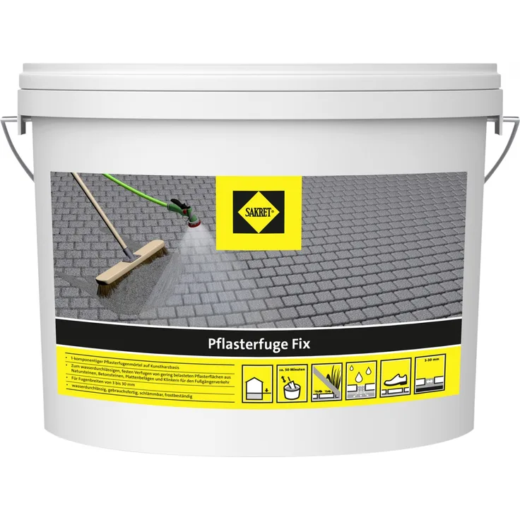 Sakret Pflasterfuge Fix anthrazit 10 kg