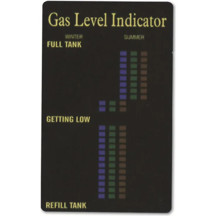 Gasfüllstandsanzeiger TFA 981.127, schwarz